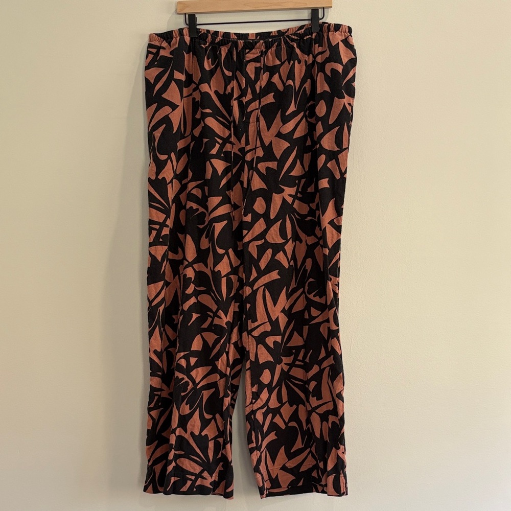 a new day Black and Brown Wide Leg Pants
